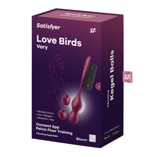  Love Birds Vary Connect App wine red