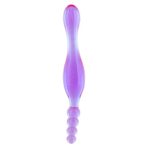  Smoothy Prober Clear Lavender Butt Plug