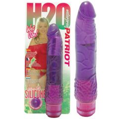  H2O Patriot Waterproof Vibrator Purple Realistic vibrator