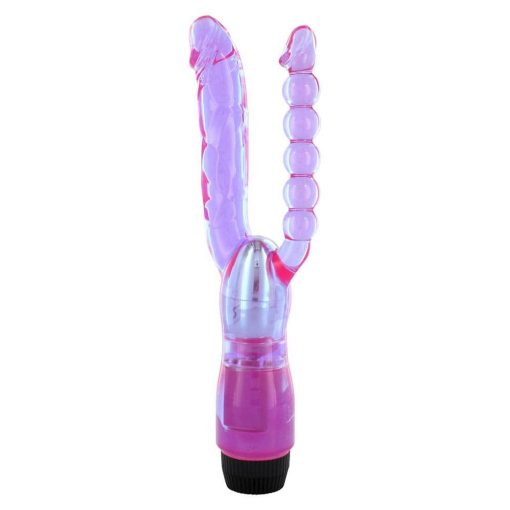  Xcel Double Penetrating Vibrator Purple Nonfigurative Vibrator