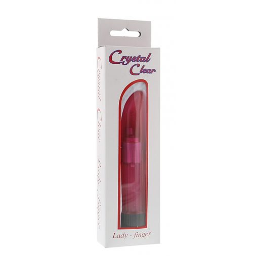  Lady Finger Vibrator Clear Pink Classic vibrator