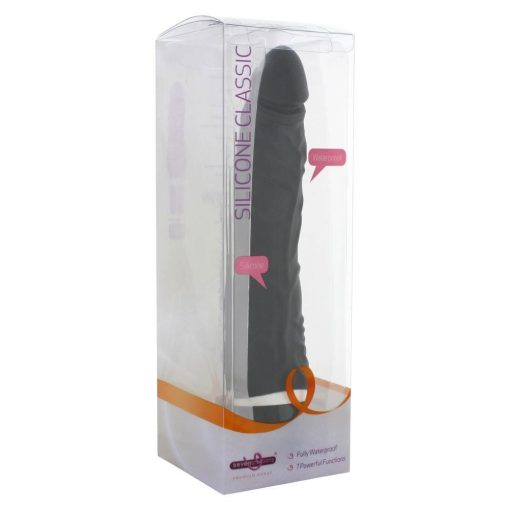  Classic Slim Vibrator Black Realistic vibrator