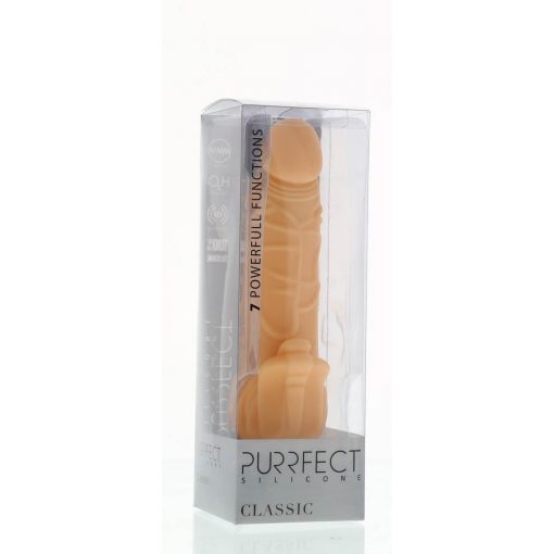  Purrfect Silicone Classic 7 inch Flesh Realistic vibrator