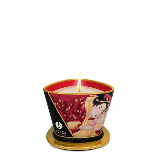  SHUNGA CANDLE STRAWBERRY 170 ML Massage candle/oil