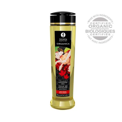  MASSAGE OIL ORGANICA 240 ml / 8 oz MAPLE DELIGHT Massage candle/oil