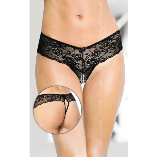  Thongs 2440 - black {} S/M Women's underwear