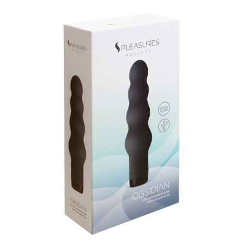  S PLEASURES BULLET - OBSIDIAN Nonfigurative Vibrator