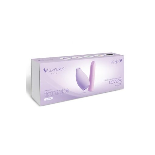  S Pleasures Velvet Lovers Kit - Purple & Purple Set (accessories)