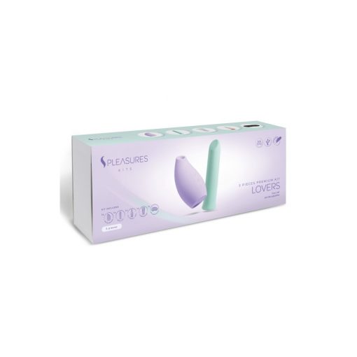  S Pleasures Velvet Lovers Kit - Purple & Mint Set (accessories)