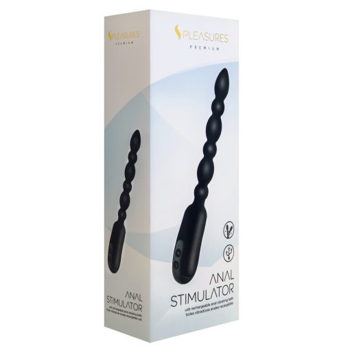  S Pleasures Premium Anal Stimulator Black Butt Plug