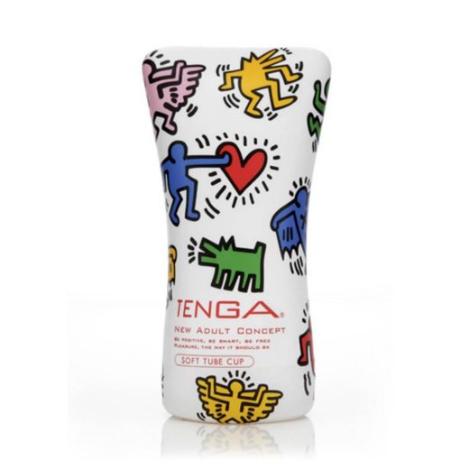  KEITH HARING CUP Soft Tube Masturbator for men