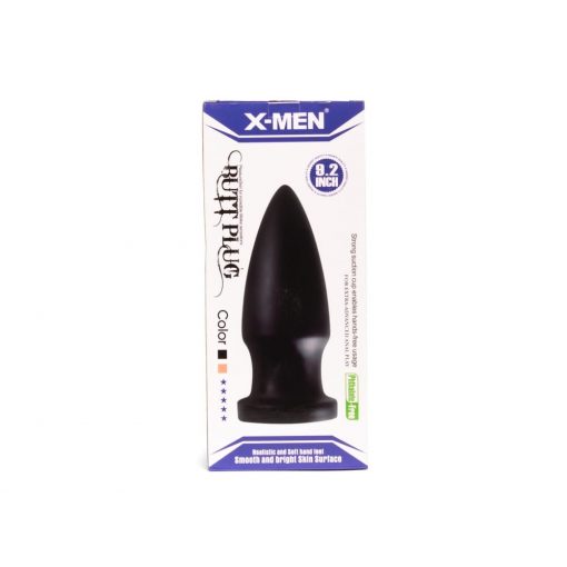  X-MEN 9.2 inch Butt Plug Black Butt plug