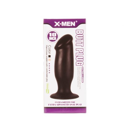  X-MEN 10 inch Butt Plug Black Butt plug