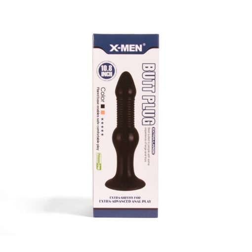  X-MEN 10.8 inch Butt Plug Black