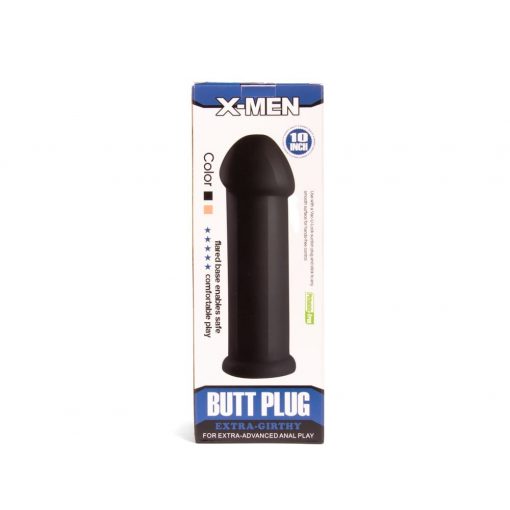  X-MEN 10 inch Butt Plug Black Butt plug