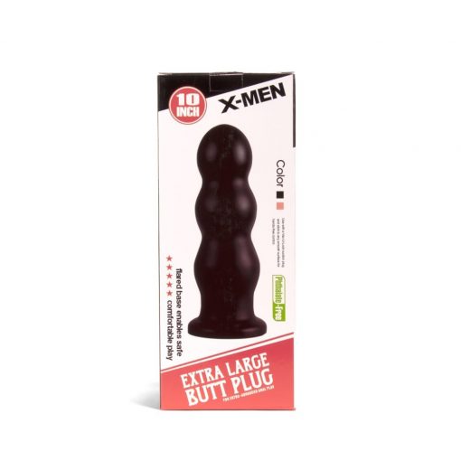  X-MEN 10 inch Butt Plug Black Butt plug