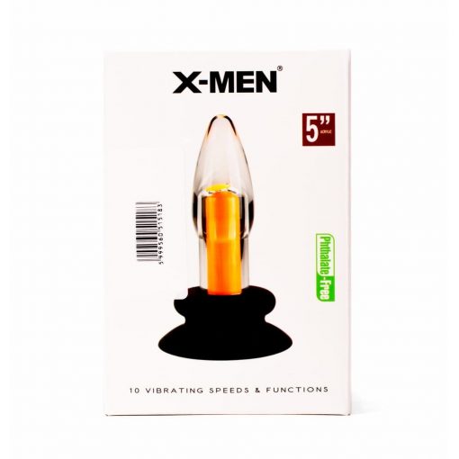  X-MEN 10 Speeds Vibrating Plug Butt plug