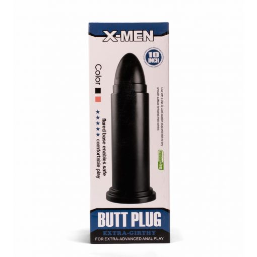  X-MEN 10" Huge Butt Plug Black 2 Butt plug