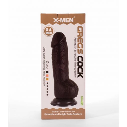  X-MEN Greg's 8.4" Cock Black Dildo