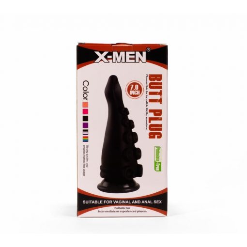  X-MEN 7" Butt Plug Black Butt plug