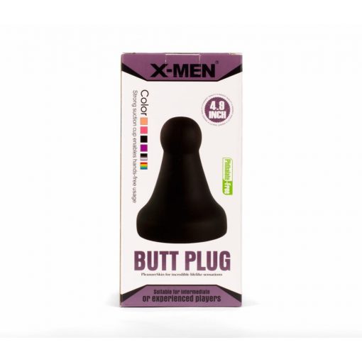  X-MEN 4.8" Butt Plug Black Butt plug