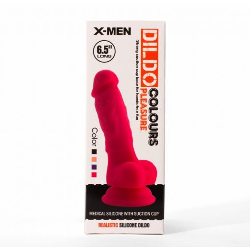  X-MEN 6.5" Dildo Colors Pleasure Black Dildo