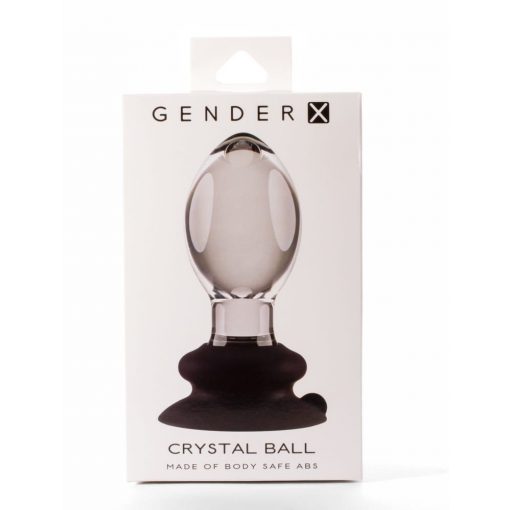  X-Men 4" Gender X Crystal Ball Butt Plug