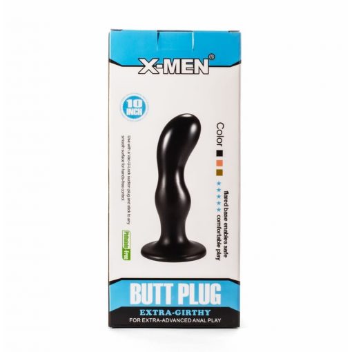  X-Men 8.66" Extra Girthy Butt Plug Black II