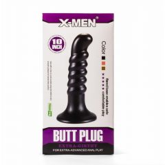  X-Men 10" Extra Girthy Butt Plug Black IV Butt plug