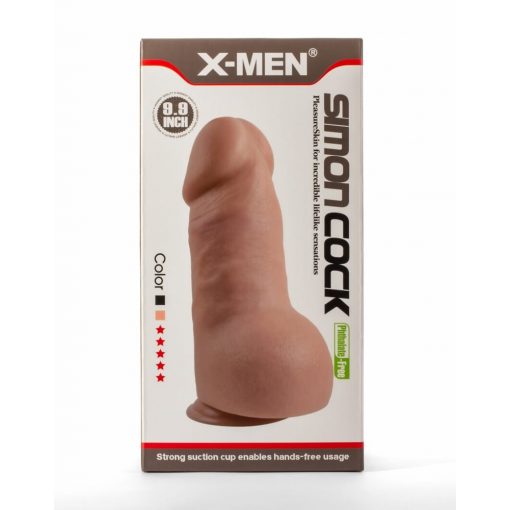  X-Men Simon 9.9" Cock Black Dildo