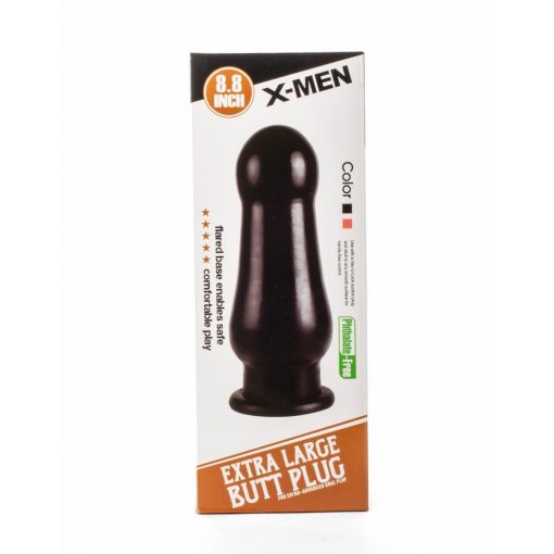  X-Men 8.8" Extra Large Butt Plug Black Butt Plug