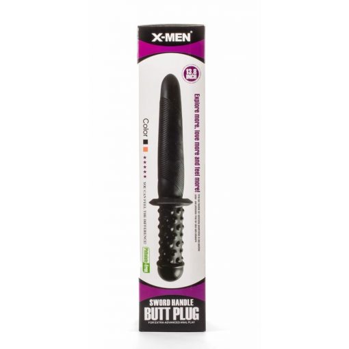  X-Men 13.8" Sword Handle Butt Plug Black II Butt Plug