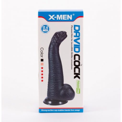  X-MEN David's 12.4" Cock Black I Dildo