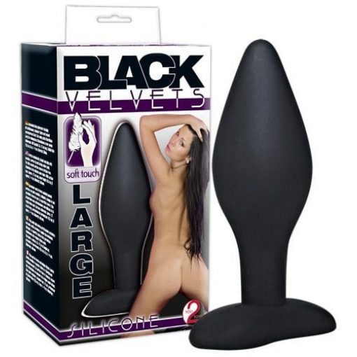  Black Velvets Large Butt Plug