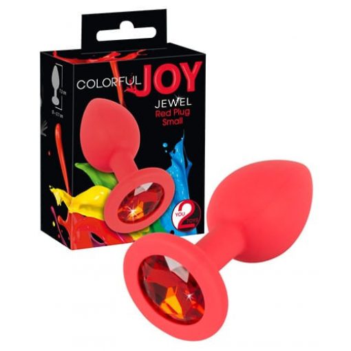  Colorful Joy Jewel Red Plug Butt plug